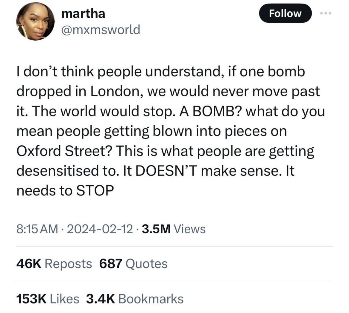 a bomb in london